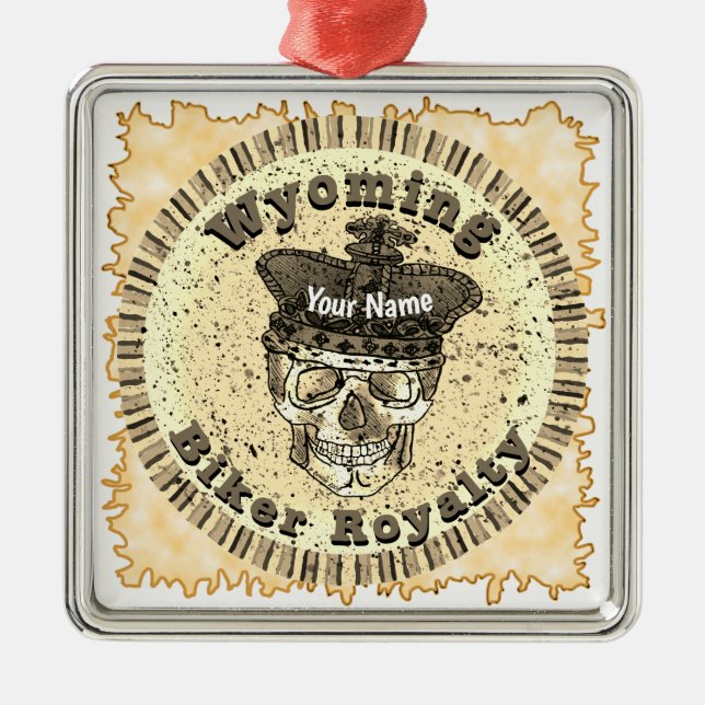 Adorno Metálico Wyoming Biker  (Frente)