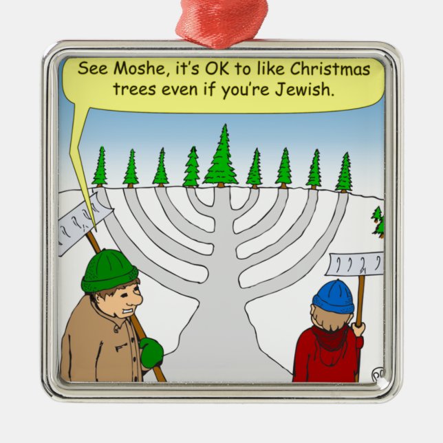 Adorno Metálico x04 usted puede disfrutar de navidad incluso si (Frente)