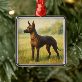 Adorno Metálico Xoloitzcuintle