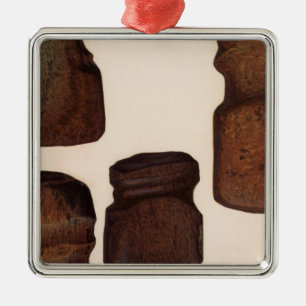 Adorno Metálico XVIII instrumentos de piedra, New México