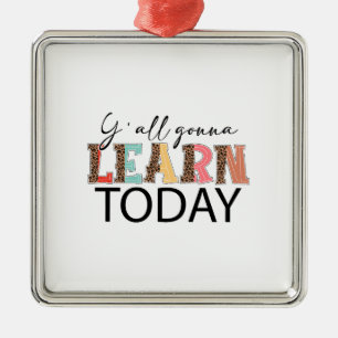 Adorno Metálico Y Todos Aprenderán Hoy