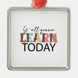 Adorno Metálico Y Todos Aprenderán Hoy