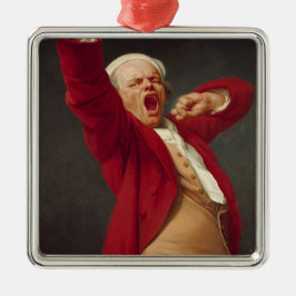Adorno Metálico Yawning Man (autorretrato) (de Joseph Ducreux)