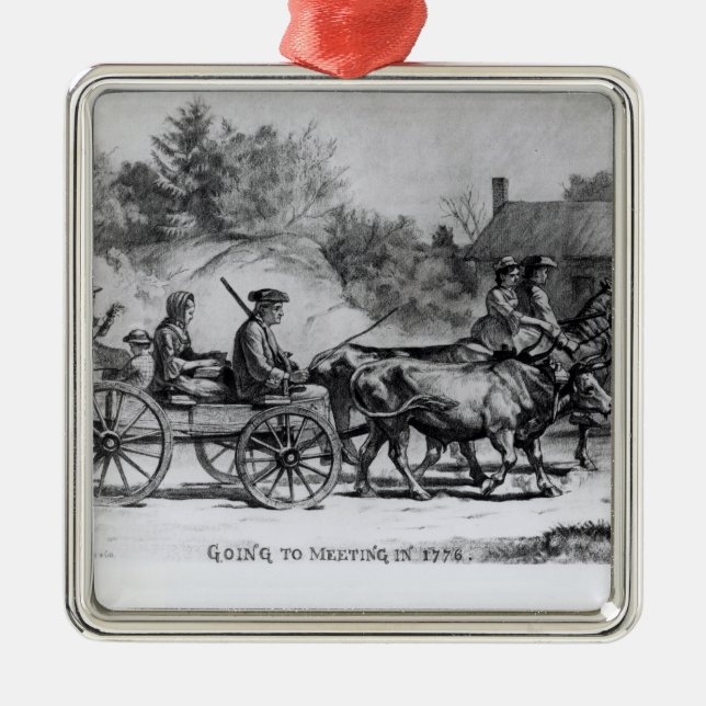 Adorno Metálico Yendo al encuentro en 1776, 1876 (Frente)