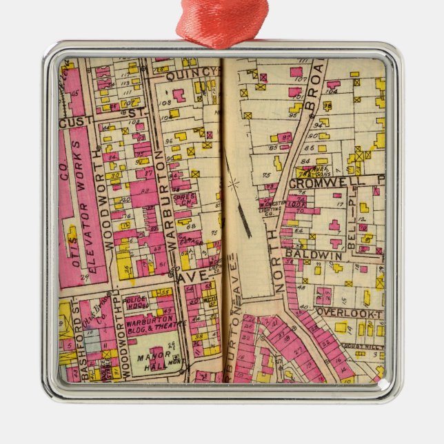 Adorno Metálico Yonkers, Nueva York 4 (Frente)