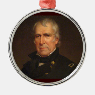 Adorno Metálico Zachary Taylor 12º presidente
