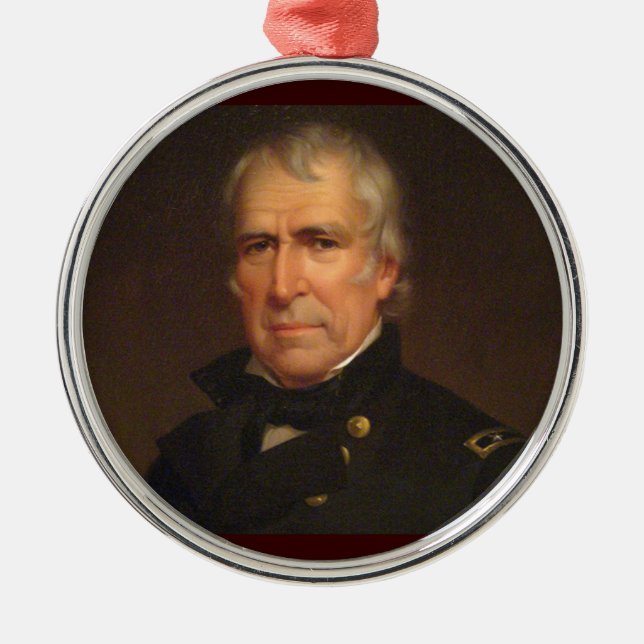 Adorno Metálico Zachary Taylor 12º presidente (Frente)