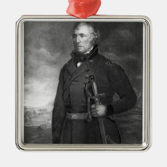 Adorno Metálico Zachary Taylor, 12mo presidente del estado unido (Frente)