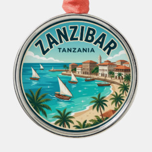 Adorno Metálico Zanzíbar Tanzania