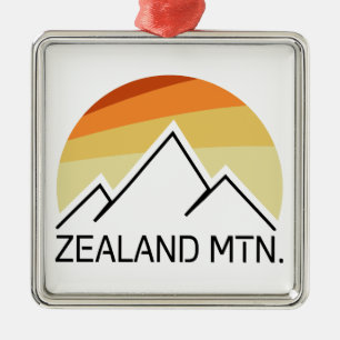 Adorno Metálico Zealand Mountain New Hampshire Retro