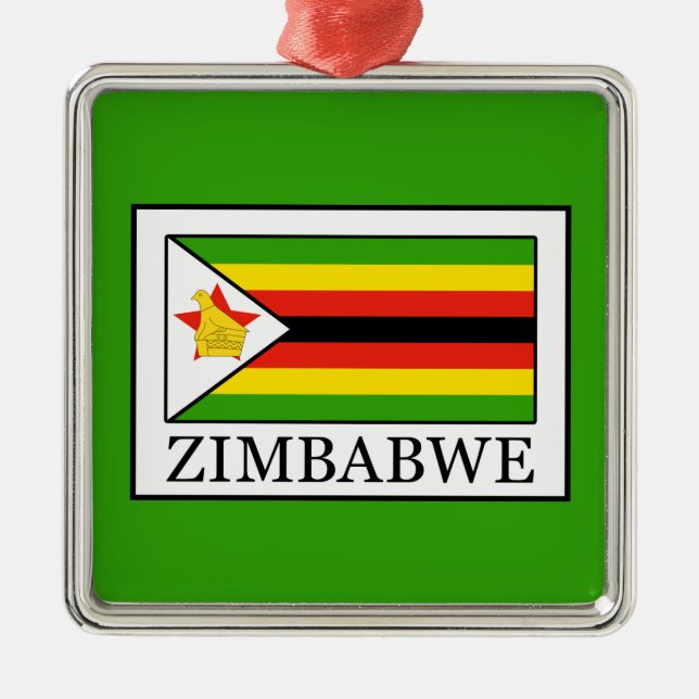 Adorno Metálico Zimbabue (Frente)