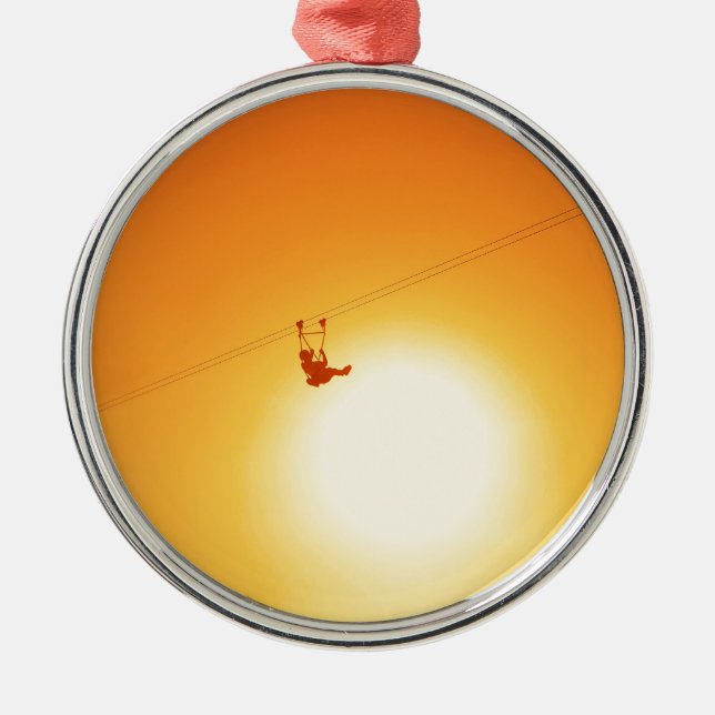 Adorno Metálico zipline (Frente)