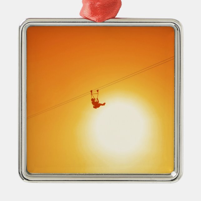 Adorno Metálico zipline (Frente)