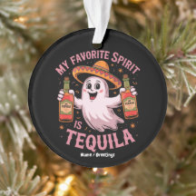 Mi espíritu favorito es Tequila Halloween Bebiendo