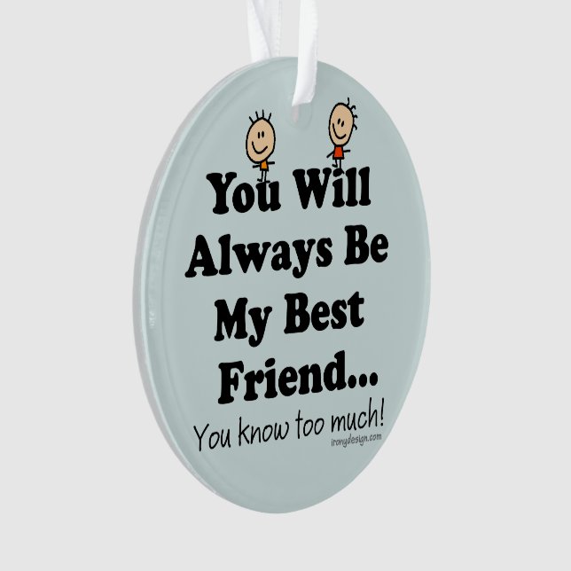 Adorno Mi mejor amigo (Anverso)