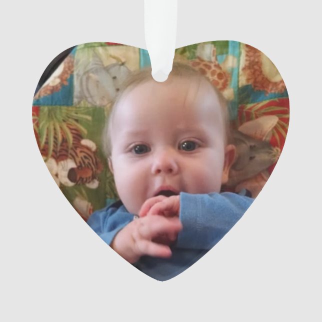 Adorno Mi primer Recién nacido navideño Keepsake (Anverso)