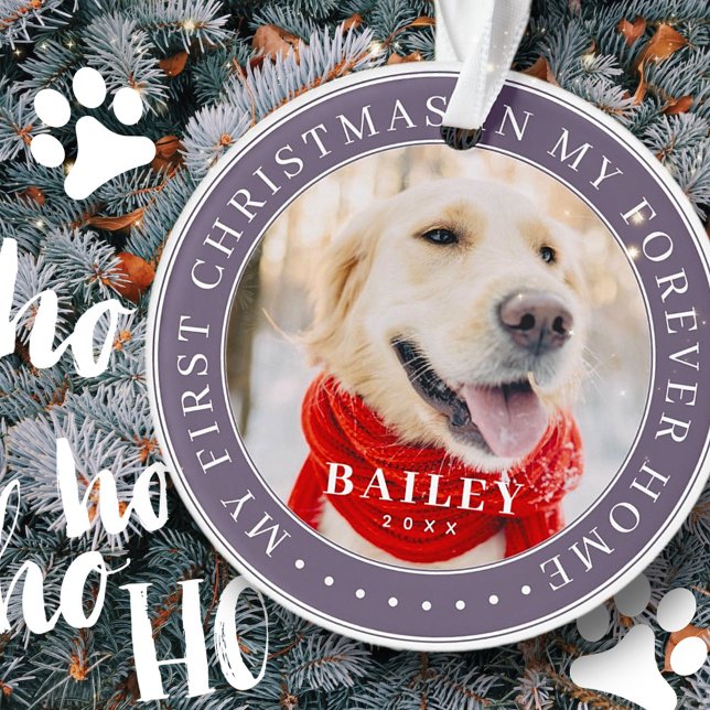 Adorno Mi primera Mascota navideña para siempre - moderna (Subido por el creador)