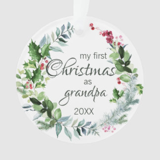 Adorno Mi primera navidad como abuelo en la guerra modern