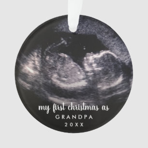 Adorno Mi primera Navidad como foto del ultrasonido del a