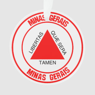 Adorno Minas Gerais Round Emblem