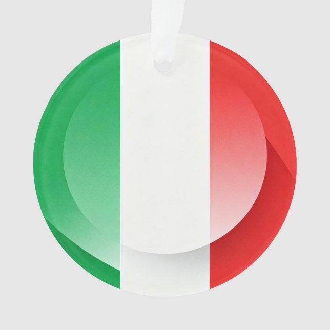 Adorno Minimalist Patriotic Ceramic Christmas Bauble (Anverso)