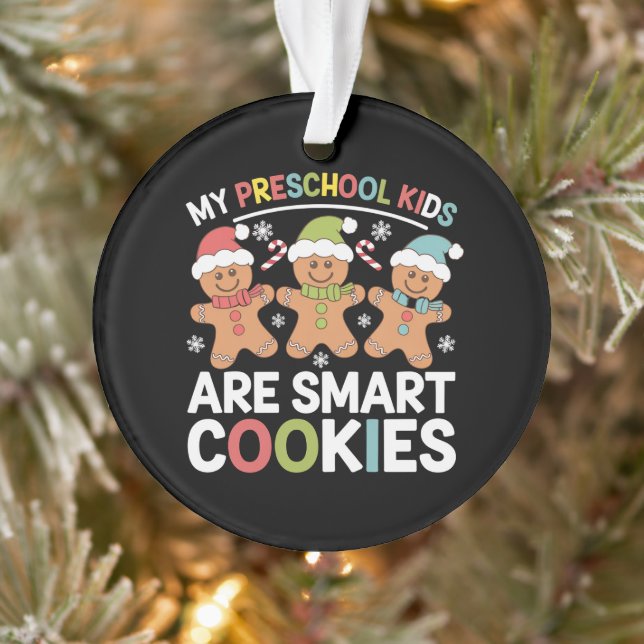 Adorno Mis niños de preescolar son galletas inteligentes  (Árbol)