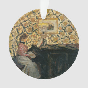 Adorno Misia en el piano