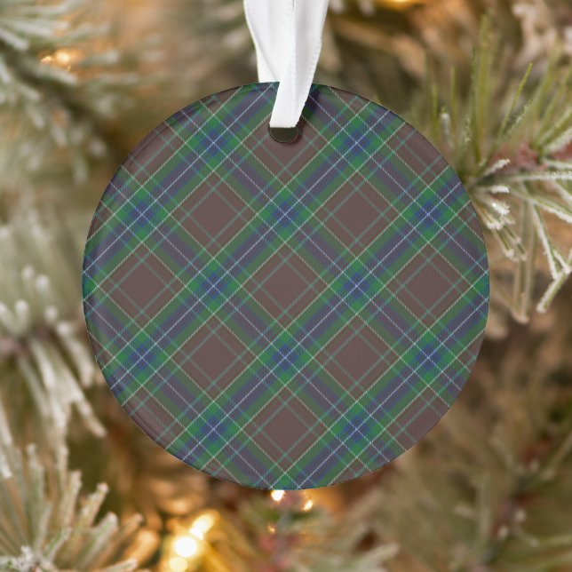 Adorno Moda de la caza de Diana Princesa Tartan Plaid (Árbol)