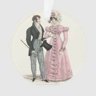 Adorno Moda de una mujer Boda de 1823