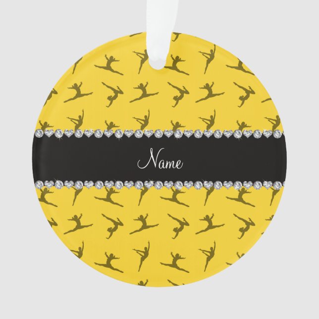 Adorno Modelo amarillo conocido personalizado de la (Anverso)
