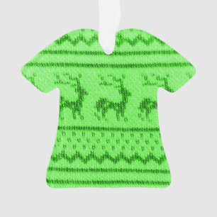 Adorno Modelo feo del suéter del navidad