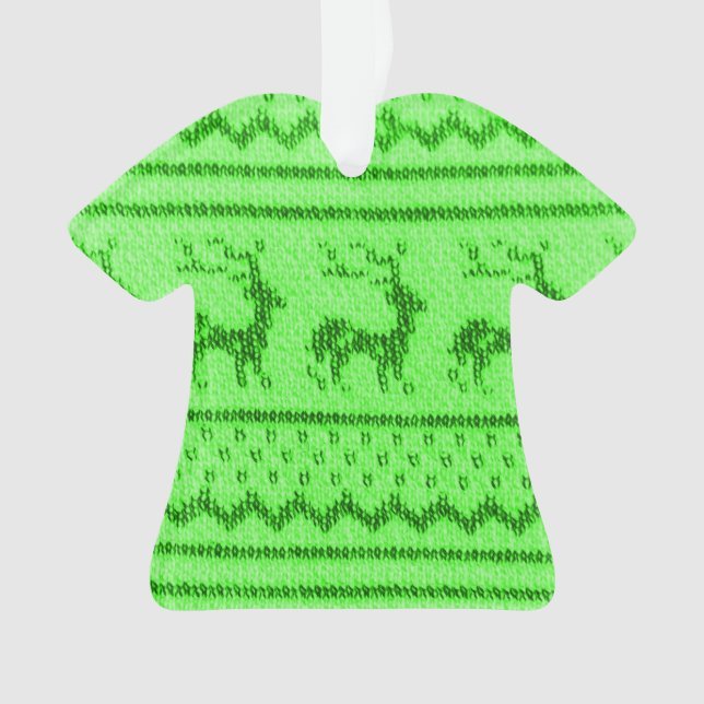 Adorno Modelo feo del suéter del navidad (Anverso)