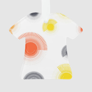 Adorno Moderno, lúdico, animado, fresco, circular y geomé