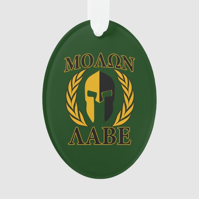Adorno Molon deja a los cantantes espartanos en verde (Anverso)