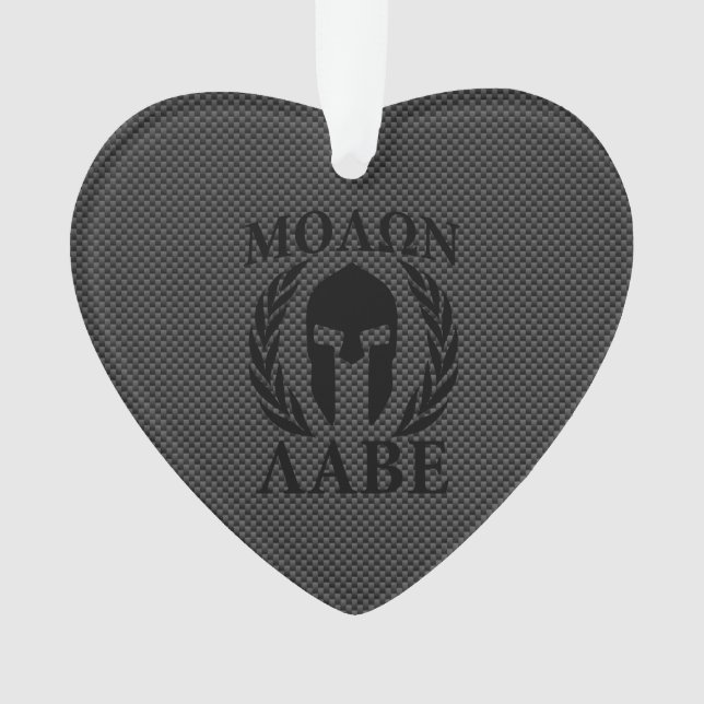 Adorno Molon Labe Laurels Guerreros Espartanos (Anverso)