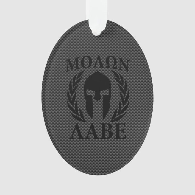 Adorno Molon Labe Laurels Guerreros Espartanos (Anverso)