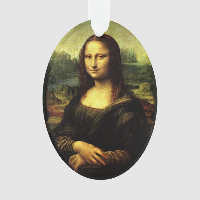 Adorno Mona Lisa por Leonardo da Vinci (Anverso)