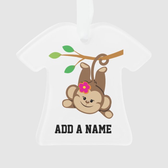 Adorno Mono de balanceo del chica (Anverso)
