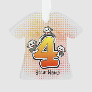 Adorno Mono de media luna 4