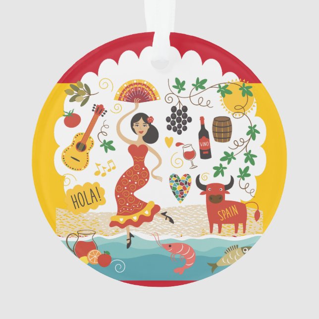 Adorno Monograma de ESPAÑA - ¡VEA ATRÁS! (Reverso)