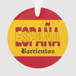 Adorno Monograma de ESPAÑA - ¡VEA ATRÁS!