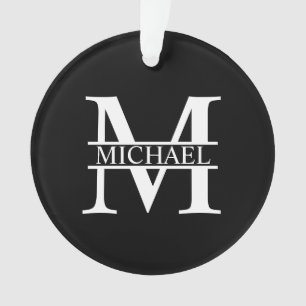 Adorno Monograma y nombre personalizados