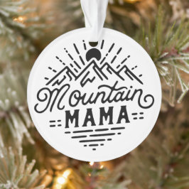 Adorno Montaña mama retro boho