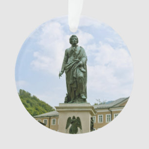 Adorno Monumento a Mozart en Salzburgo, Austria