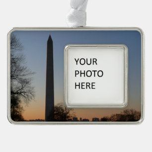 Adorno Monumento a Washington al atardecer en DC