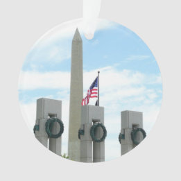 Adorno Monumento a Washington y Monumento a la Segunda Gu