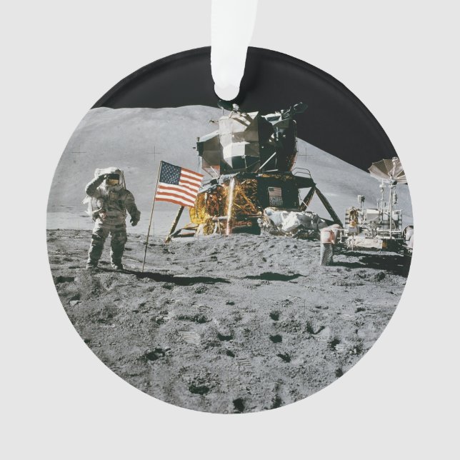 Adorno Moon Landing Apollo 15 Módulo lunar Nasa 1971 (Anverso)