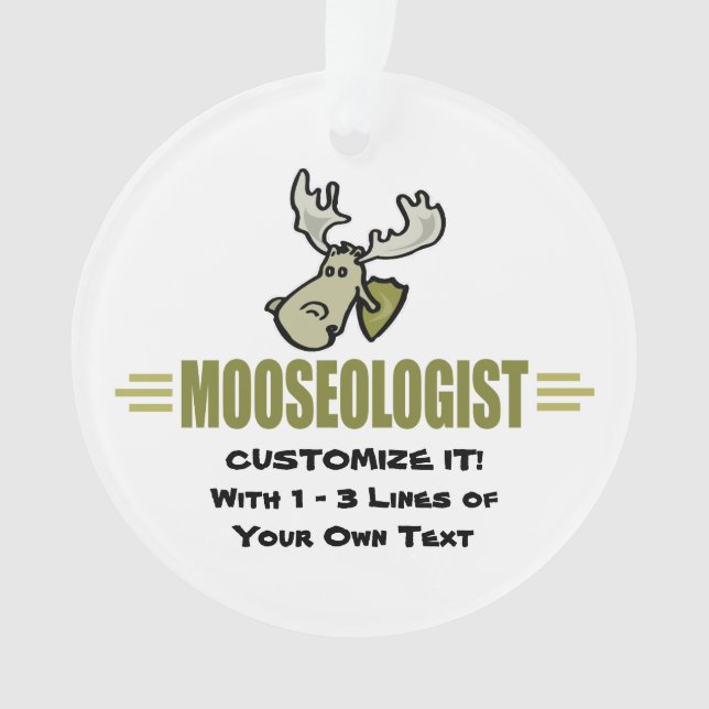 Adorno Moose gracioso (Anverso)