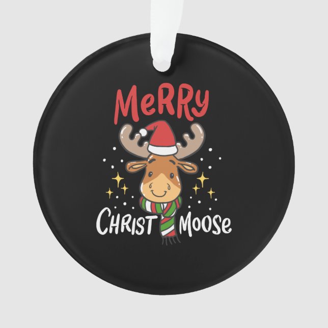 Adorno Moose Navidades (Anverso)