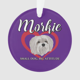 Adorno Morkie - Perro Pequeño, Gran Actitud - 3